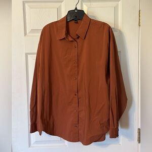 Express boyfriend button up shirt, size M
